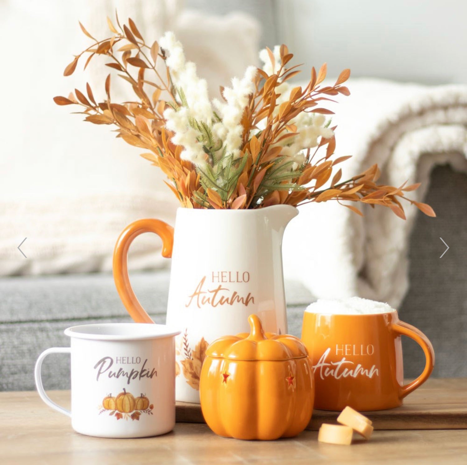 Autumn Decor & Gift Collection - Vases - Mugs - Oil Burners