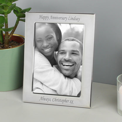 Personalised Silver Plated 5x7 Photo Frame