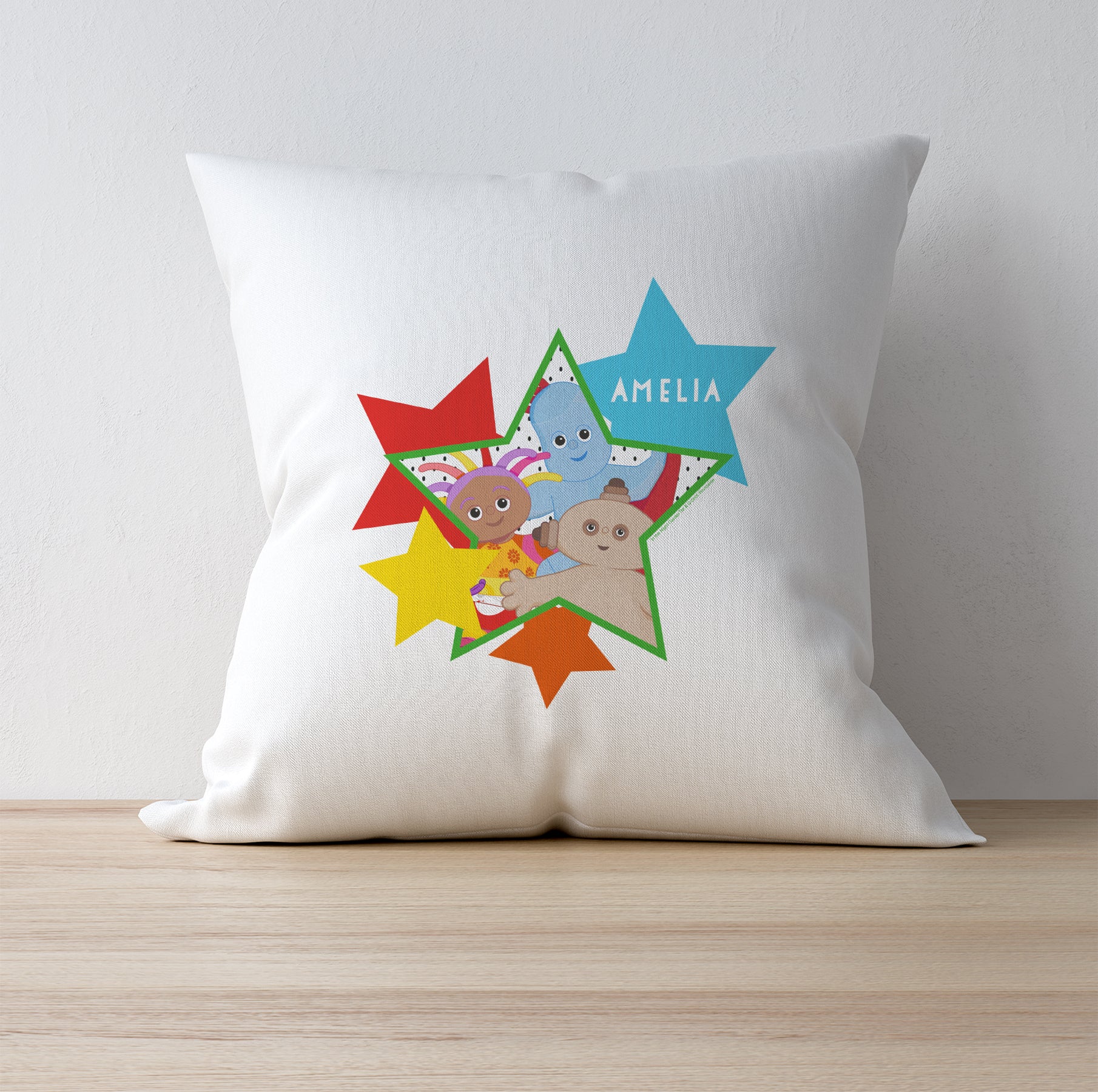 Personalised In The Night Garden Star Cushion