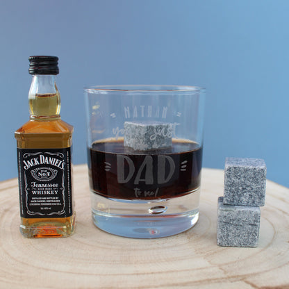 Personalised Just Like A Dad To Me Jack Daniels Gift Set