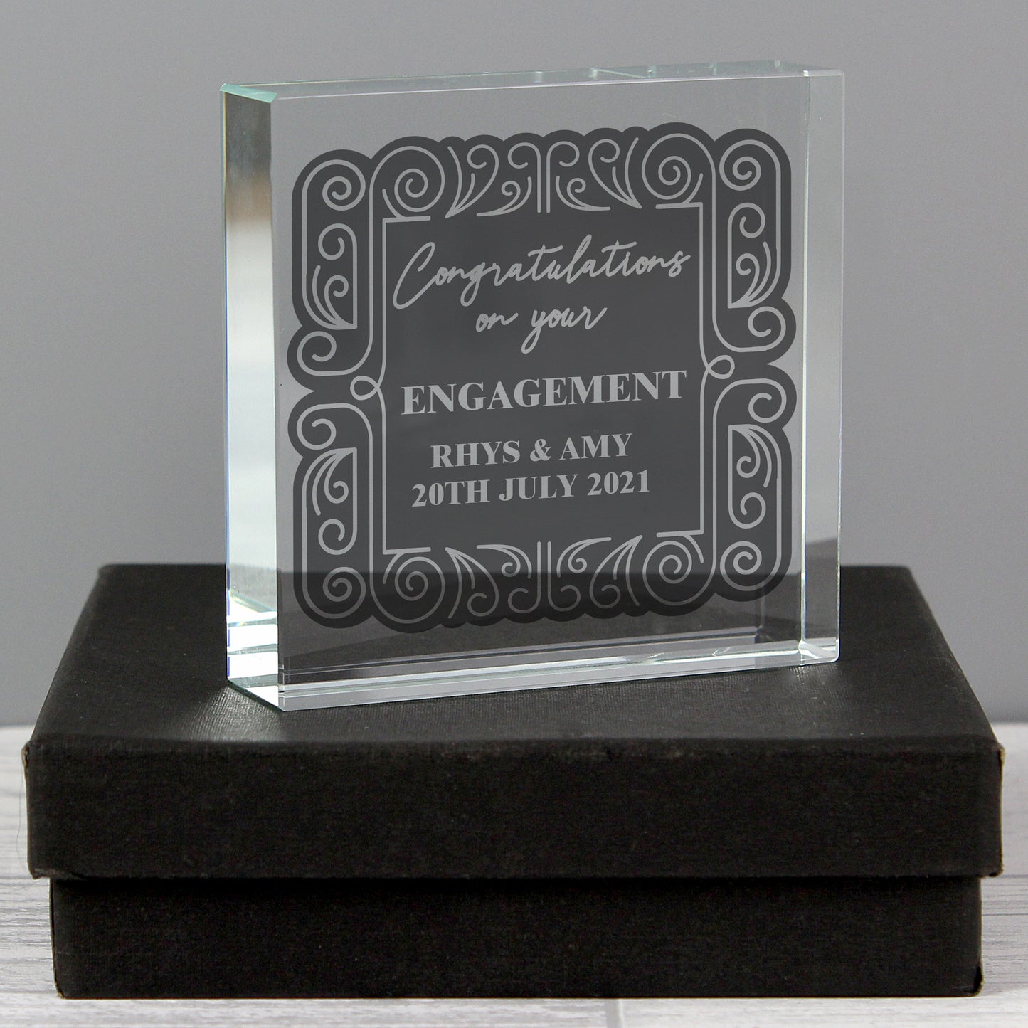 Personalised Congratulations Large Crystal Token