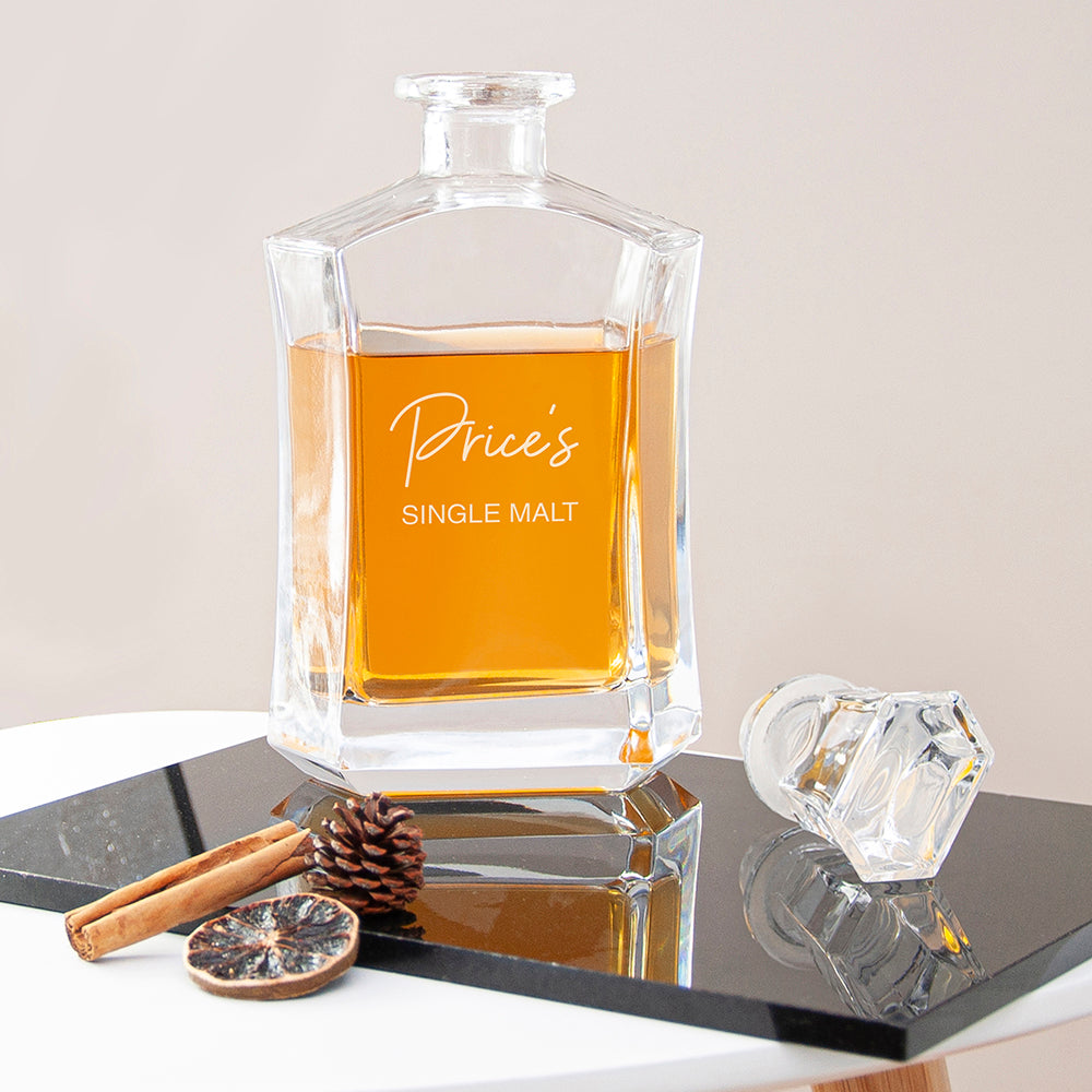 Personalised Luxury Signature Whisky Decanter