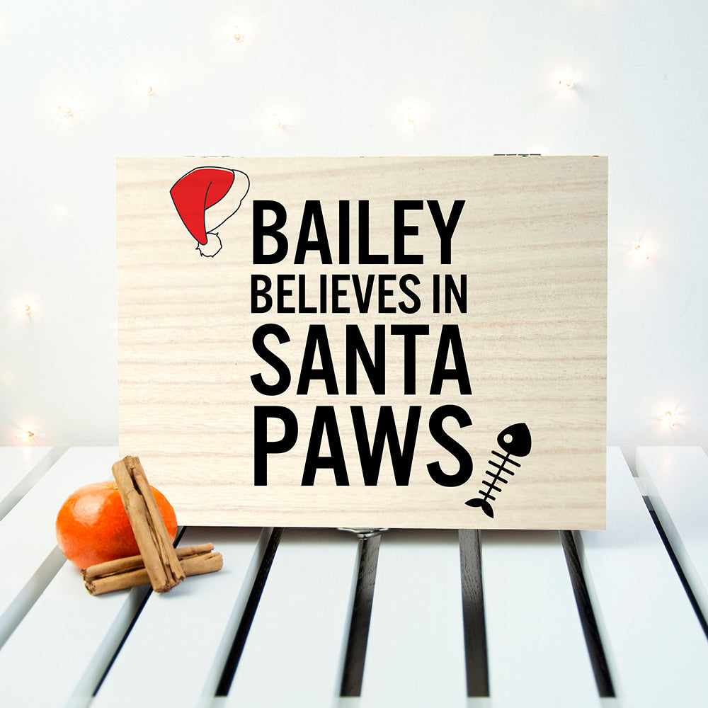 Personalised Pets Santa Paws Christmas Eve Box