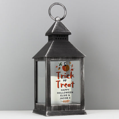 Personalised Trick or Treat Halloween Lantern