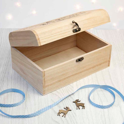 Personalised Baby's First Christmas Eve Chest Box