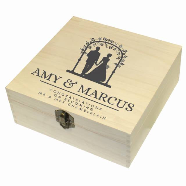 Personalised Wedding Memory Box