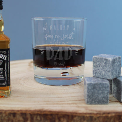 Personalised Just Like A Dad To Me Jack Daniels Gift Set