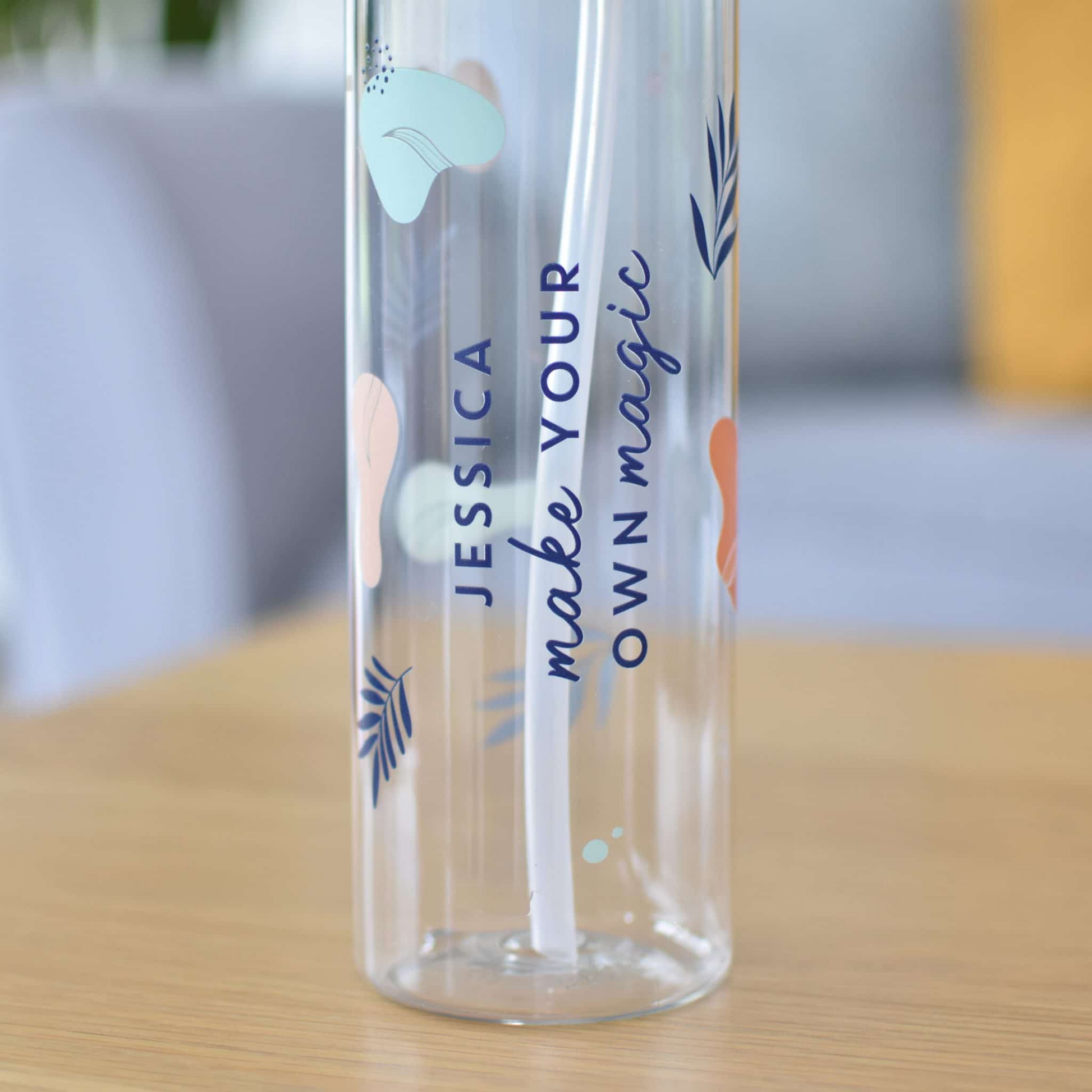 Personalised Tropical Water Bottle