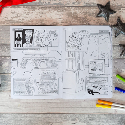 Personalised MegaDad Colouring Book