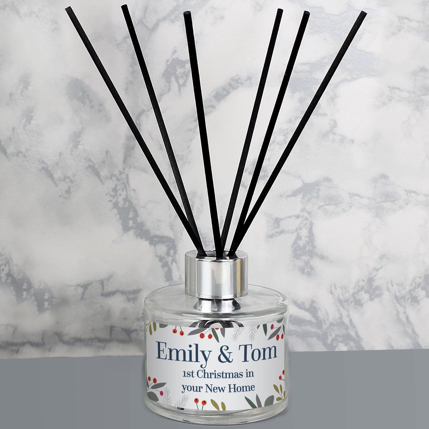 Personalised Festive Christmas Reed Diffuser