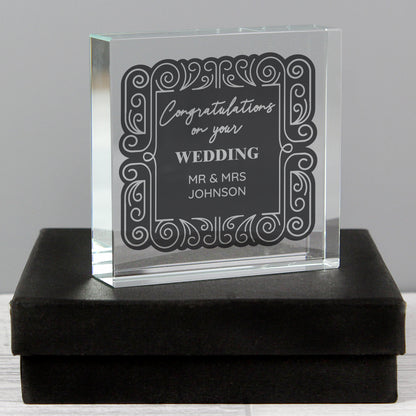 Personalised Congratulations Large Crystal Token