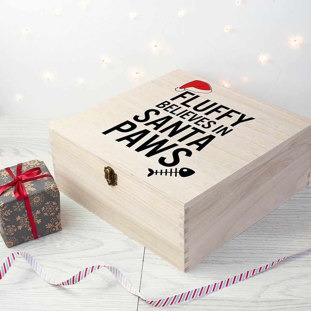 Personalised Pets Santa Paws Christmas Eve Box