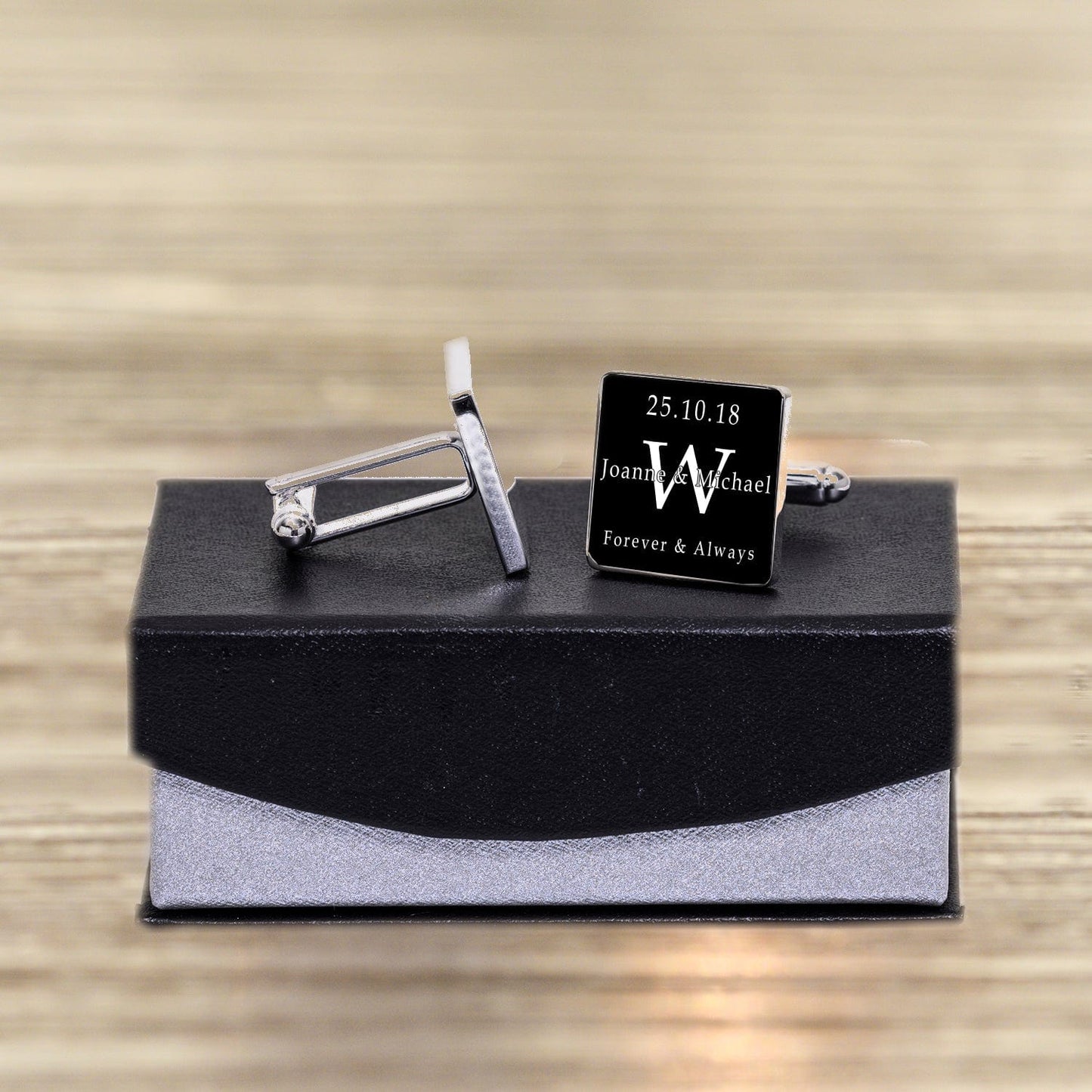 Personalised Forever & Always Photo Cufflinks