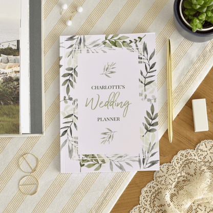 Personalised Foliage Wedding Planner Book