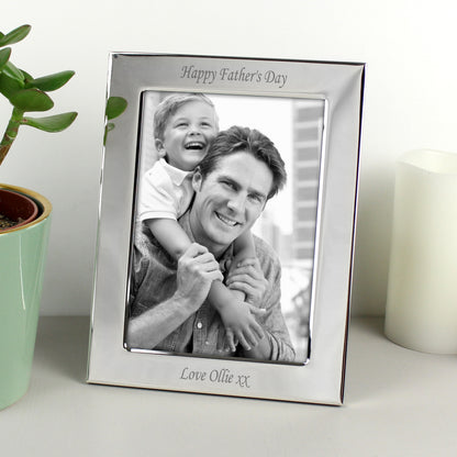 Personalised Silver Plated 5x7 Photo Frame