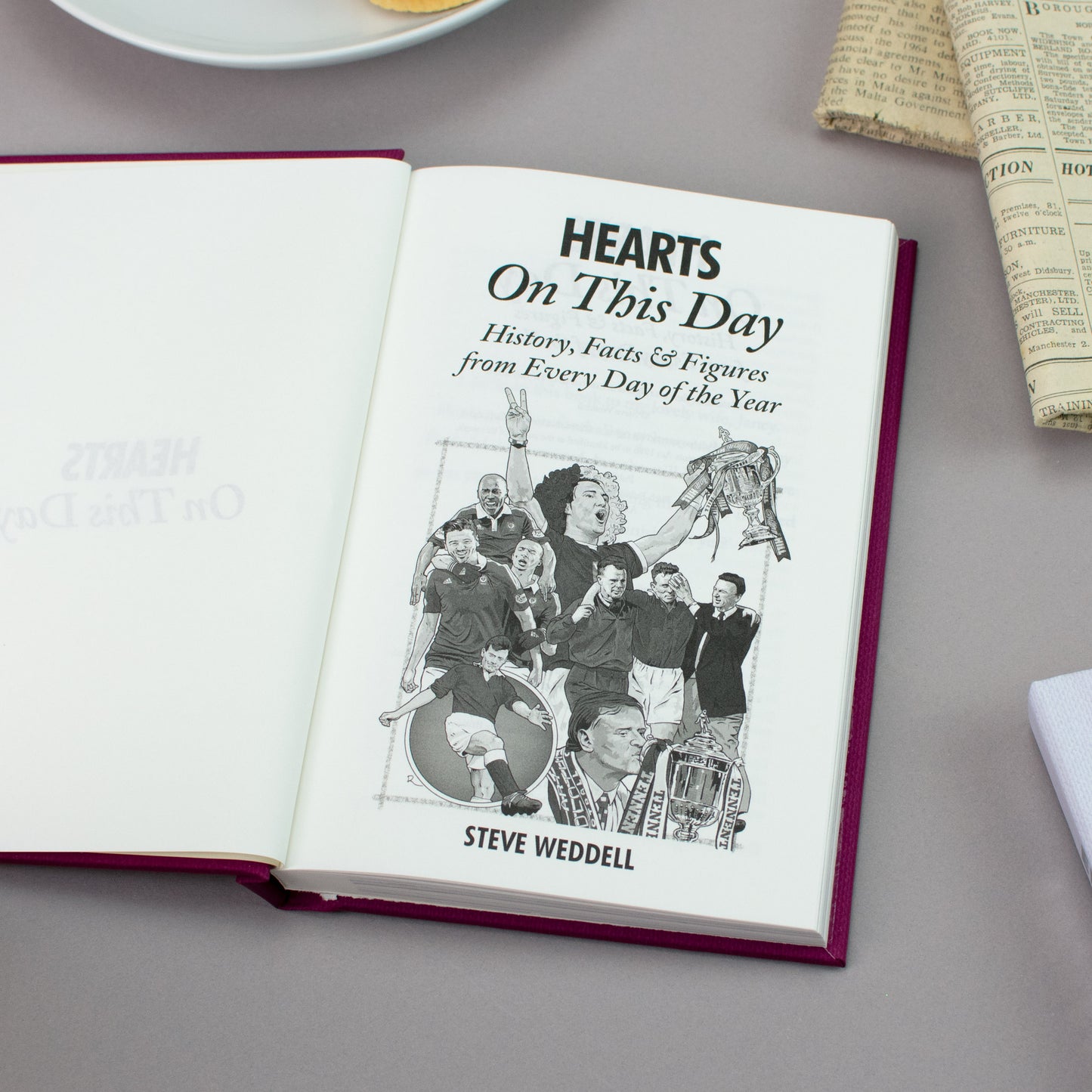 Personalised Hearts On This Day Book