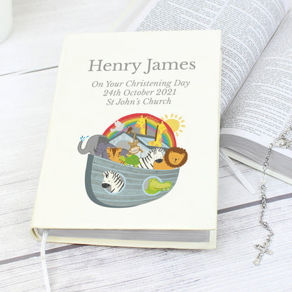 Personalised Noahs Ark Holy Bible - Eco-friendly | Free Delivery